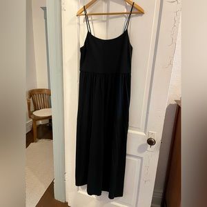 Wilfred, wide leg jumpsuit with spaghetti straps, size LARGE